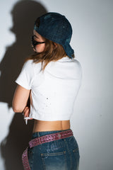 Tribal logo glitter tee