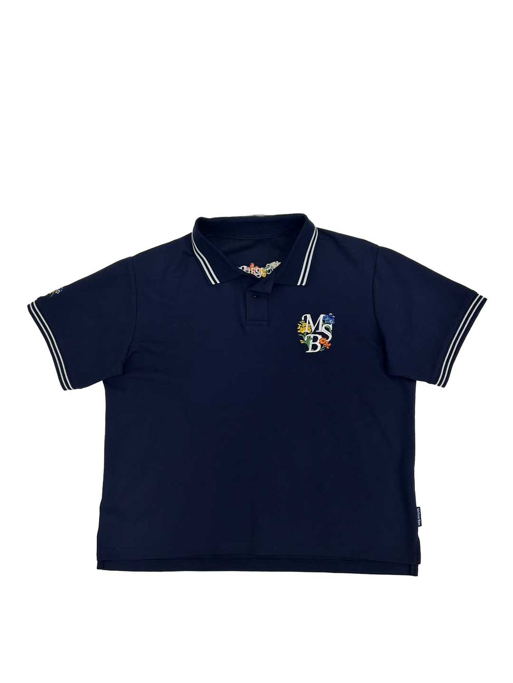 Embroidery Flower Polo Shirt – YZ