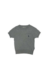 Short Sleeve Cable Knit