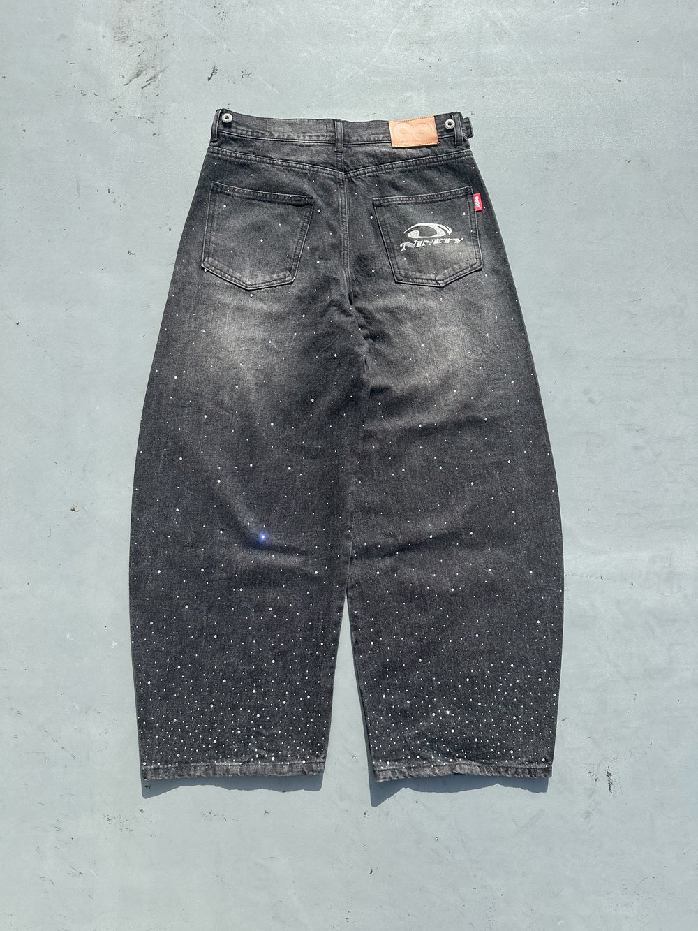 Rhinestone Gila Gila Denim Pants – YZ