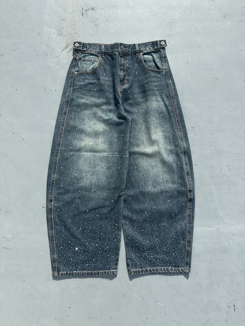 Rhinestone Gila Gila Denim Pants