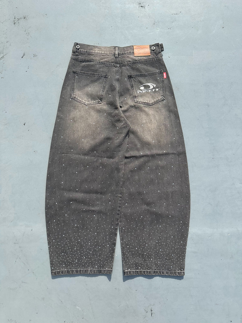 Rhinestone Gila Gila Denim Pants