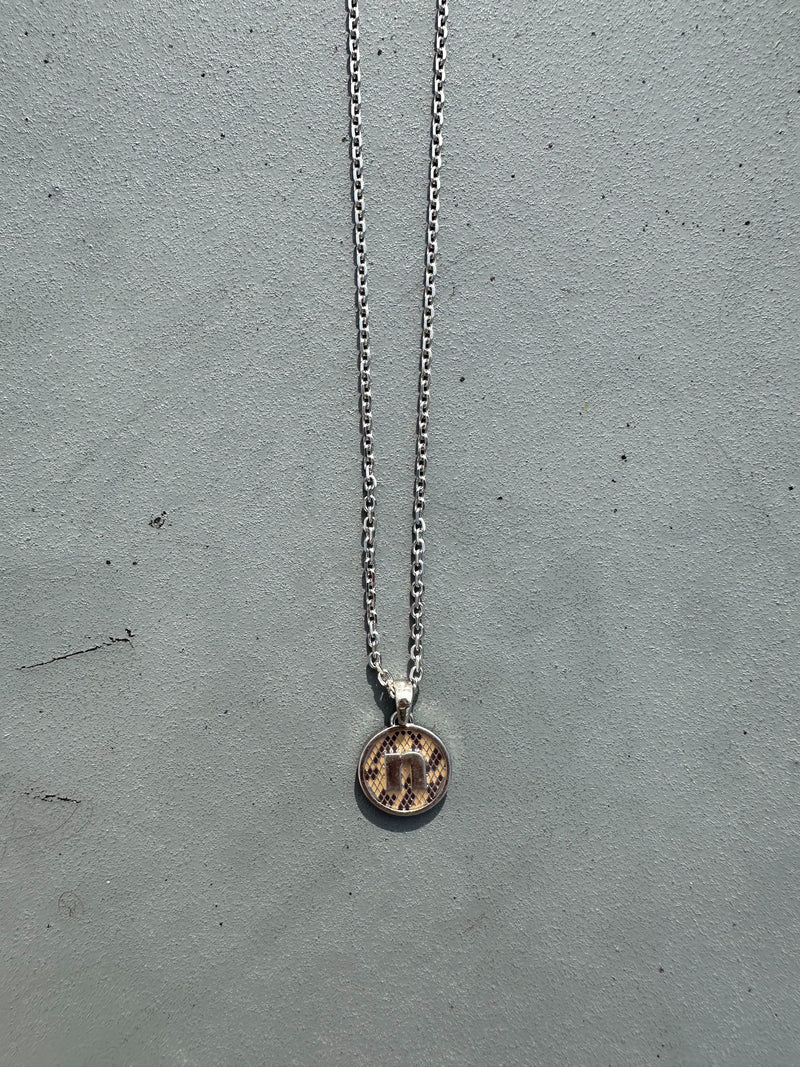 N Logo Pattern Necklace