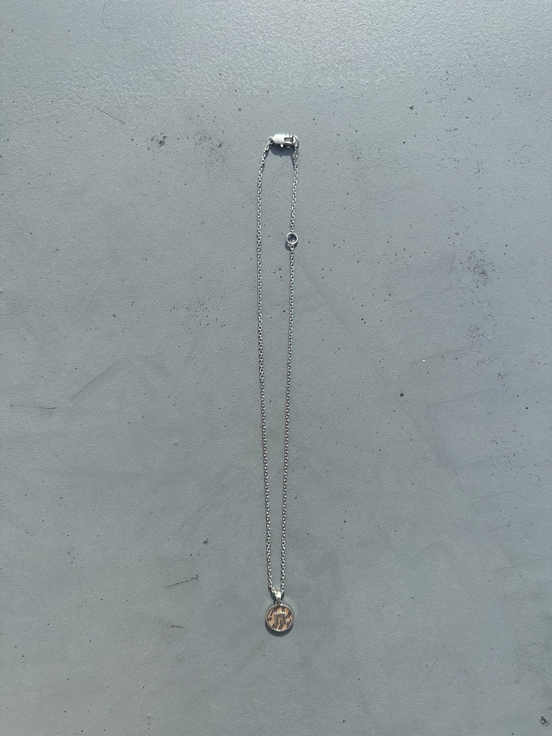 N Logo Pattern Necklace