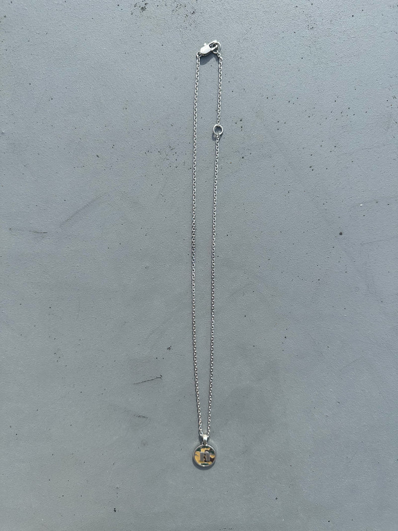 N Logo Pattern Necklace