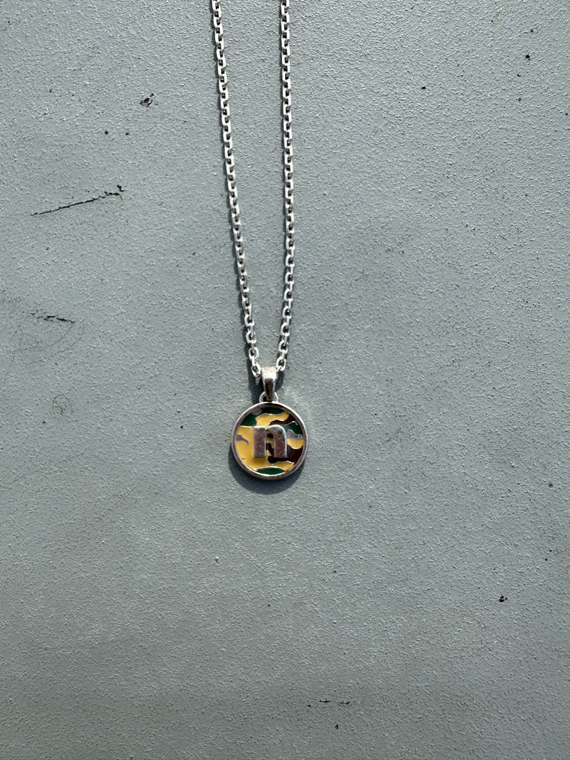 N Logo Pattern Necklace