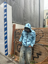 Star Logo Reversible Zip Hoodie