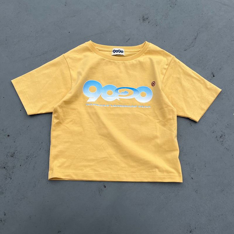 9090 × PIKO 9090 Logo Cropped Tee