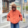 stand neck nylon blouson