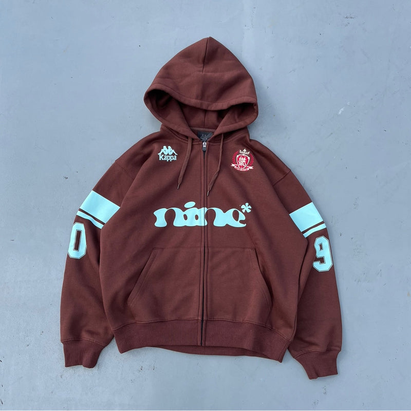 9090 × Kappa Emblem Zip Hoodie