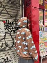 Star Logo Reversible Zip Hoodie