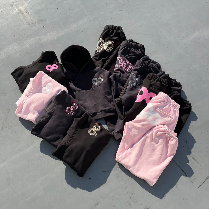 90 Logo Original Cropped Hoodie 【9090 girl】