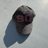 Numbering Studs Cap【9090 girl】