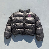 Glitter Short Puffer Jacket【9090 girl】