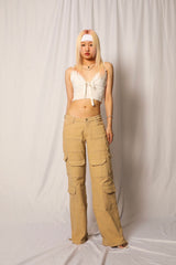 【Gally Roll】dreamy cargo pants