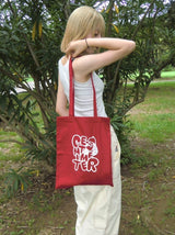 doodle logo tote bag