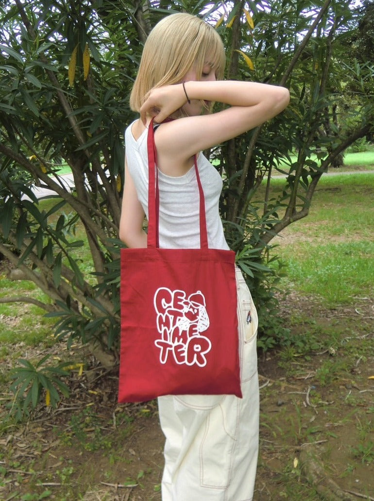 doodle logo tote bag