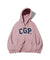 CGP Arch logo hooded zip-up