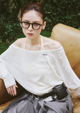 COLETTE 오프숄더 카디건 
