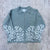 Leopard zip up knit polo