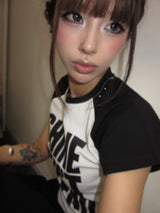 Ninety Girl Gothic Raglan Tee 