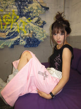 Ninety Girl Cross Stud Long Skirt
