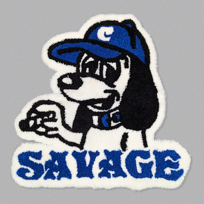 savage club × centimeter rug mat (H80cm×W80cm)（発送予定：2024年9月上旬〜）