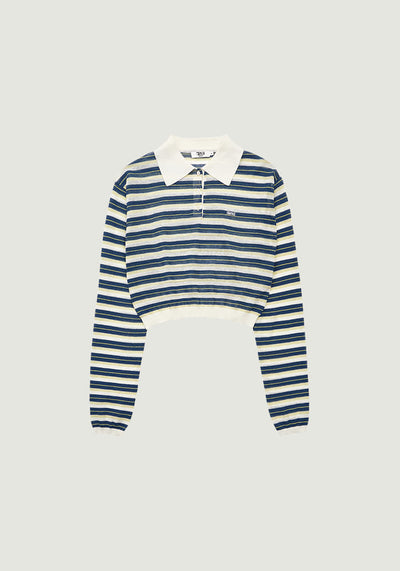 ESTHER STRIPE COLLAR KNIT 