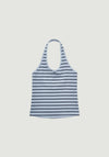 SERA STRIPE HALTER TOP 