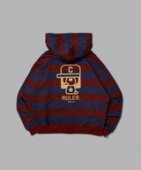 Boxy ruler assorted zip hoodie