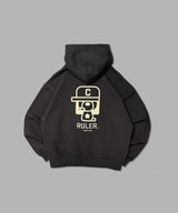 Boxy ruler assorted zip hoodie