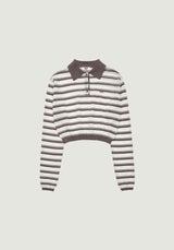 ESTHER STRIPE COLLAR KNIT 