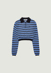ESTHER STRIPE COLLAR KNIT 
