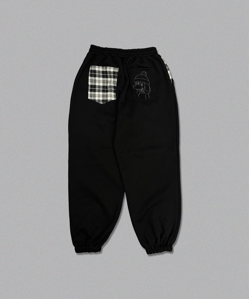 CMT ruler check sweat pants