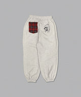 CMT ruler check sweat pants