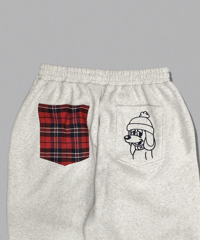 CMT ruler check sweat pants