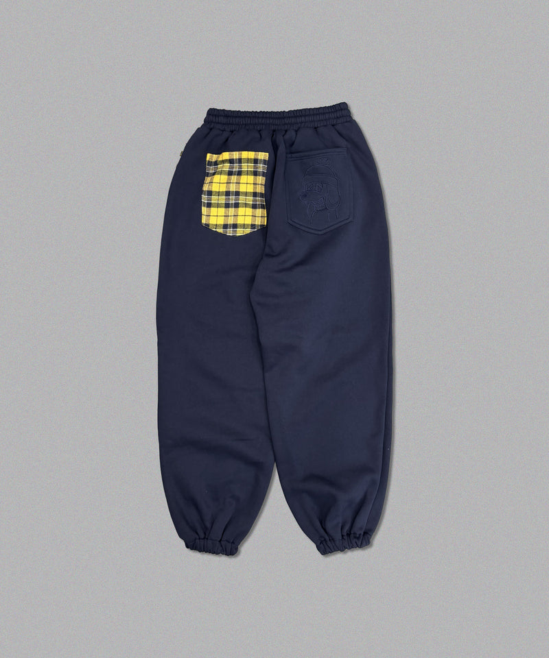 CMT ruler check sweat pants