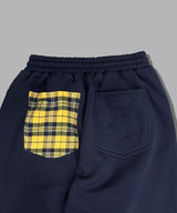 CMT ruler check sweat pants