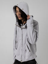 Asymmetry Sweat Fur Hoodie 