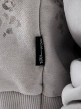 褪色骷髅狮子座连帽衫 