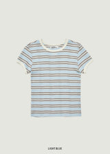 NANCY STRIPE H/S T恤 