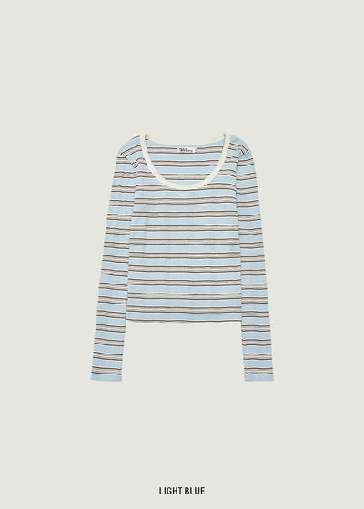 NANCY STRIPE L/S T-SHIRT
