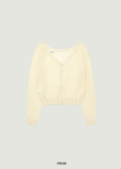 COLETTE 오프숄더 카디건 