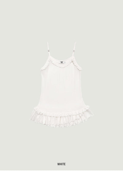 LIV FRILL SLEEVELESS