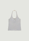 SERA STRIPE HALTER TOP 