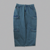 Double Denim Cargo Pants