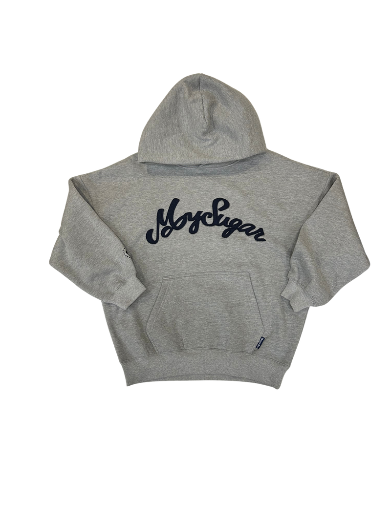 felt logo hoodie