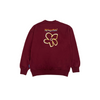 writing flower logo sweat