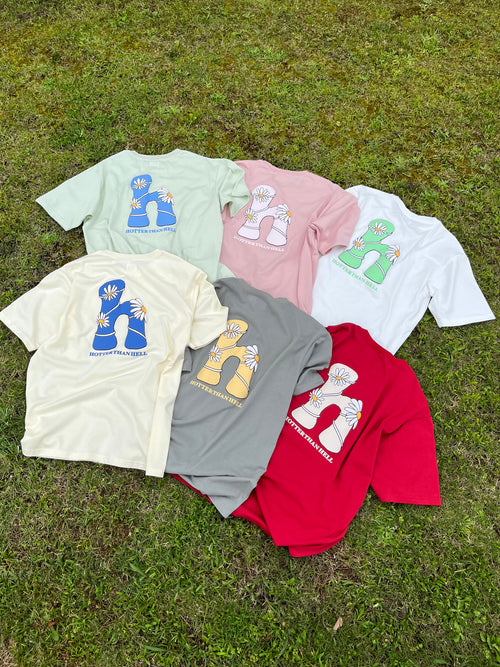 幻想的 ⭕️抽選当選ホワイト⭕️HTH/HOTTER THAN HELL/ハートロゴT