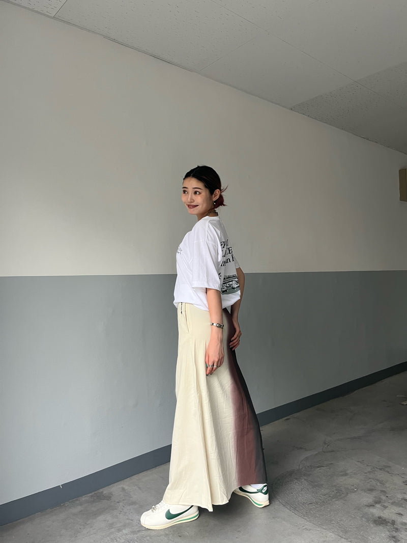 tie dye long skirt